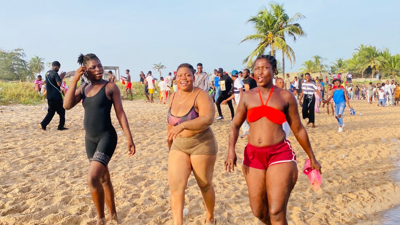 Easter Monday Holiday Beach Party In Ghana 2024🏝️🇬🇭Takoradi
