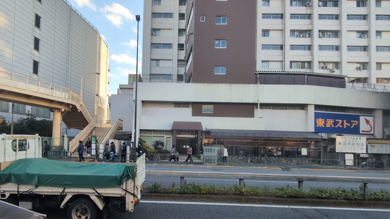 【都バスでGO】池袋駅東口～西新井駅前🚏🚌江北四丁目から乗車、西新井駅前で下車した🚶サムネは昨年閉店した東武ストア大師前店