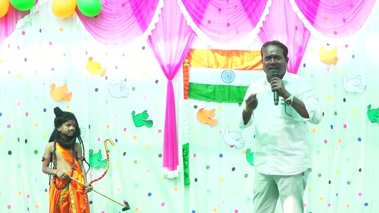 ALLOORI SITHARAMARAJU roleplay by our school parent ASHOK GARU on 26 JAN  2026