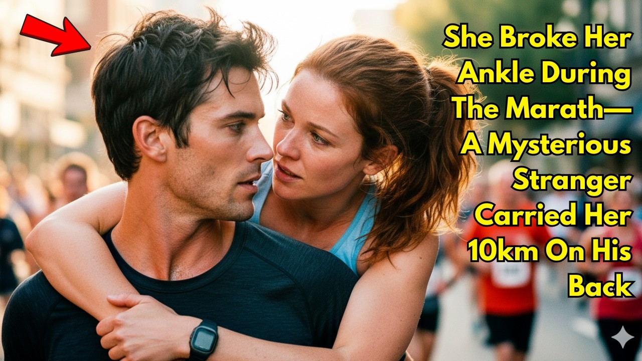 She Broke Her Ankle During The Marathon—A Mysterious Stranger Carried Her 10km On His Back