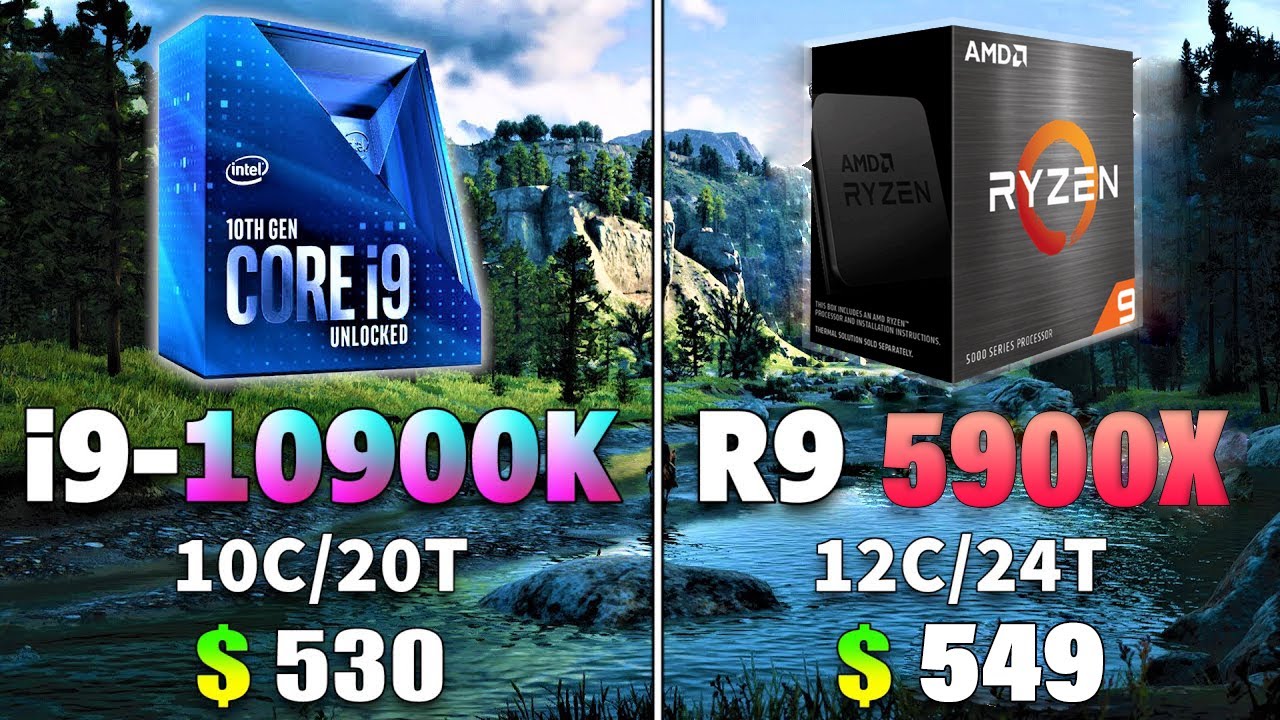 Ryzen 9 5900x vs Intel Core i9 10900k | Zen 3 Benchmark Test