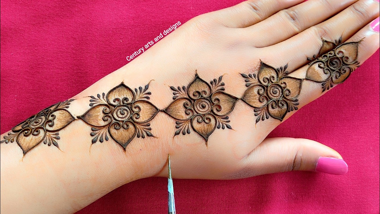 New back hand mehndi design | Latest mehndi | Simple mehndi | Mehndi ka design | mehndi |Mehandi