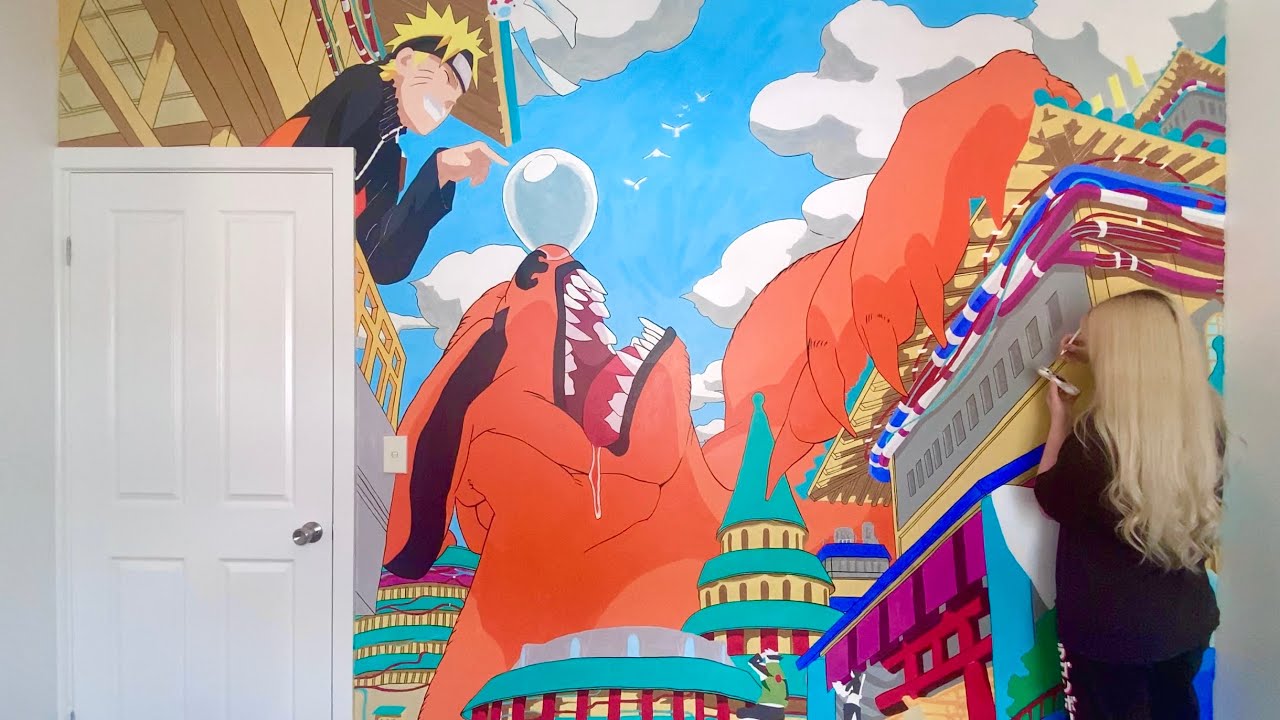 Naruto Wall Painting!