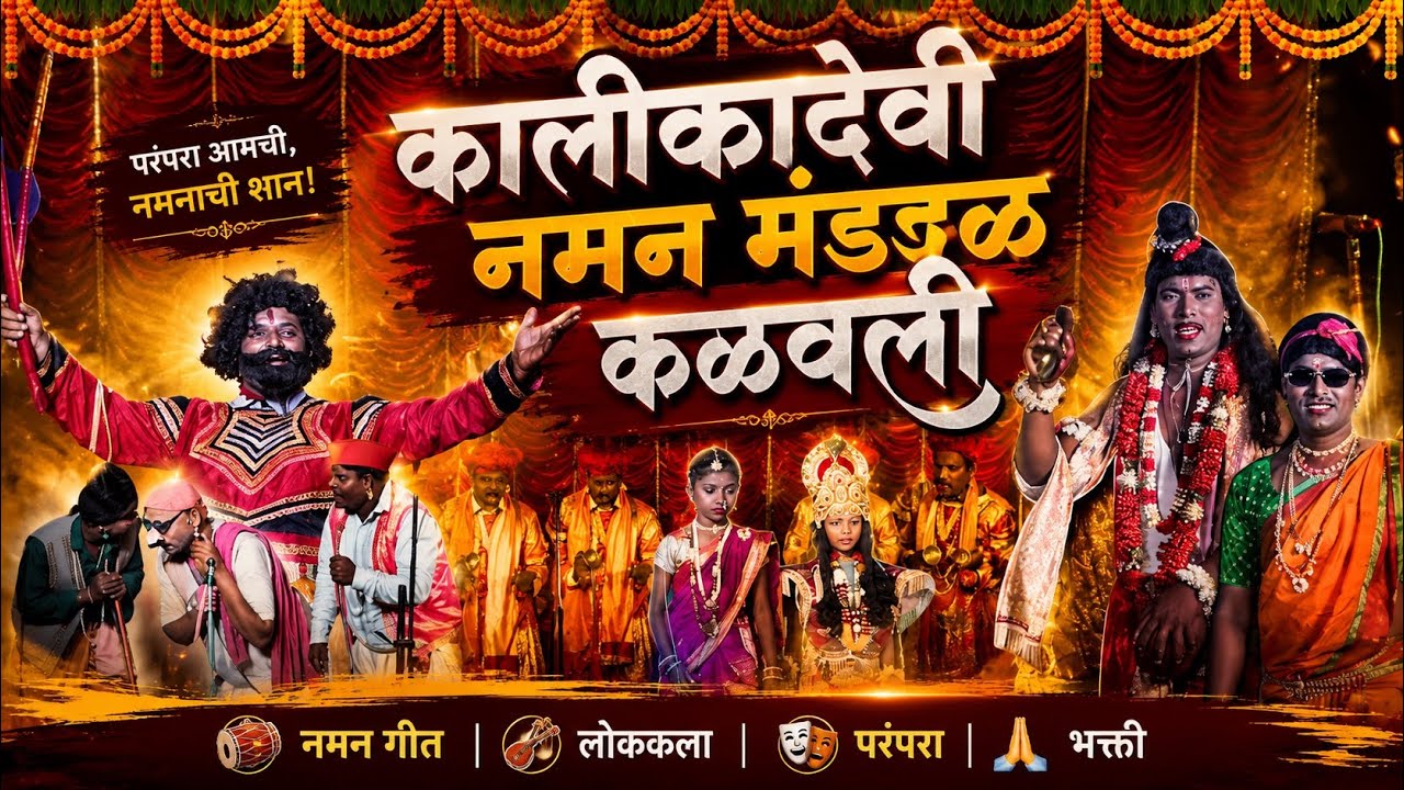 कालीकादेवी नमन मंडळ ,कळवली | नमन | ताम्हाणे पहिलीवाडीमधे नमन . #kokan #नमन