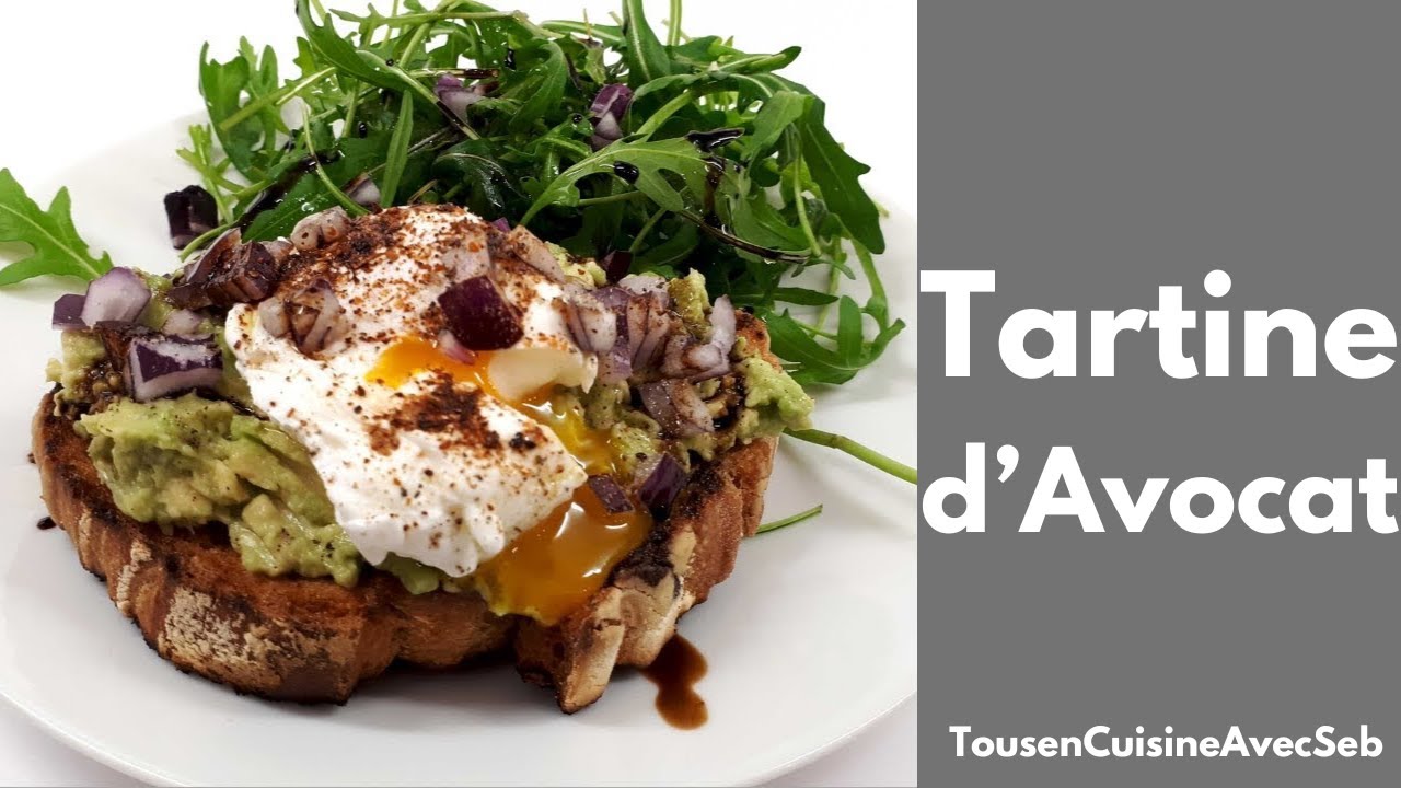 TARTINE d'AVOCAT et ŒUF POCHÉ (Tous en cuisine avec Seb)