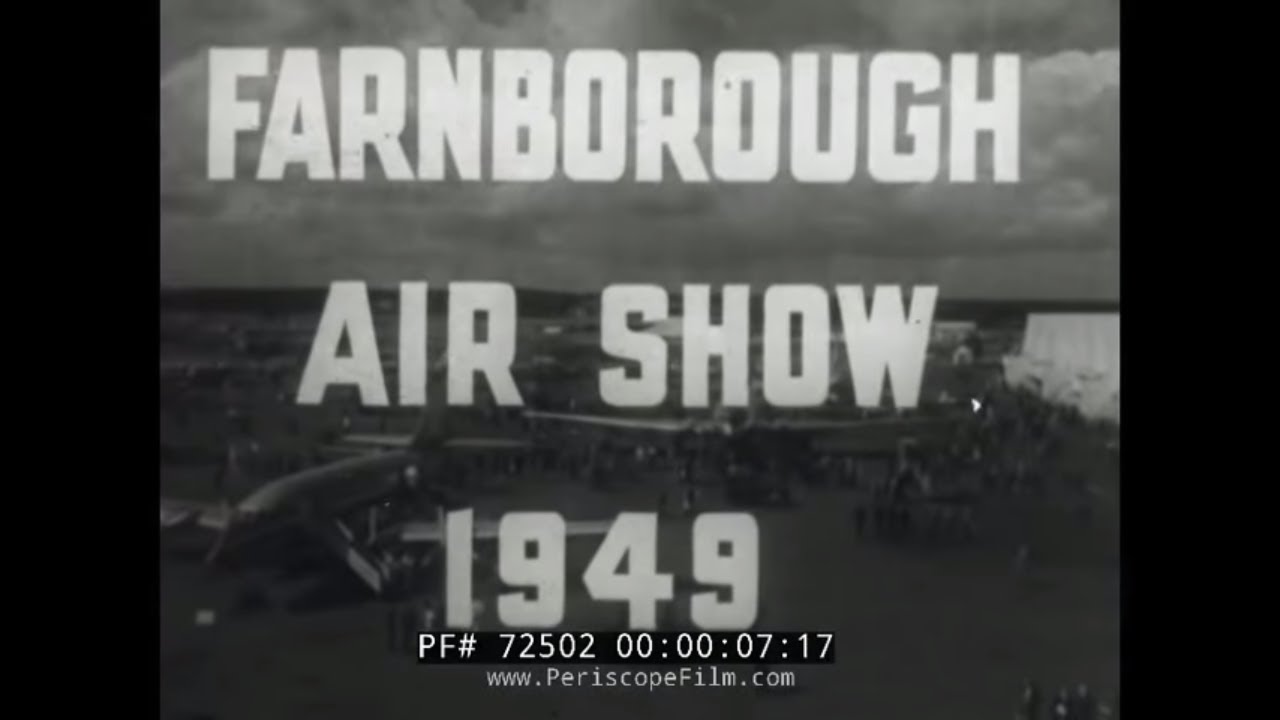 АВИАШОУ В ФАРНБОРО 1949 ГОДА В ВЕЛИКОБРИТАНИИ 72502