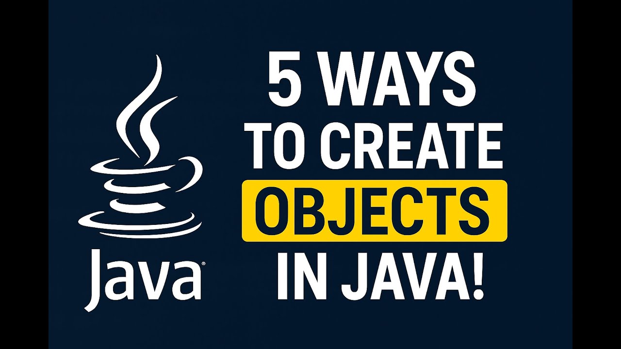 How Many Ways Can We Create Objects in Java? | Java Interview Question Explained