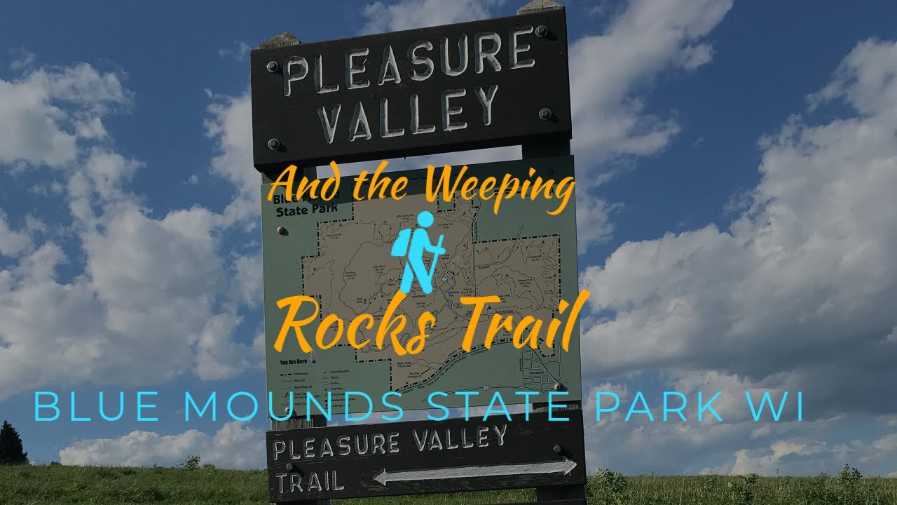 The Pleasure Valley and Weeping Rocks Trail -Blue Mound State Park Wisconsin