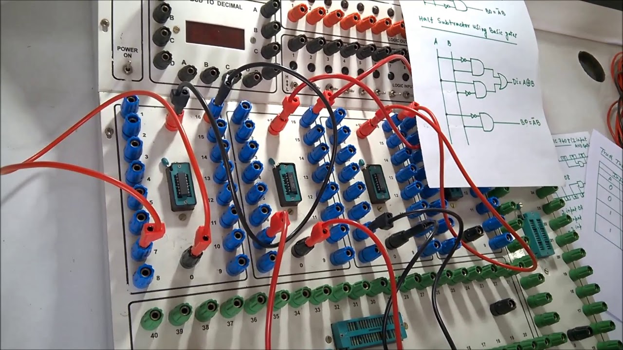 Design and Implementation of Half Subtractor