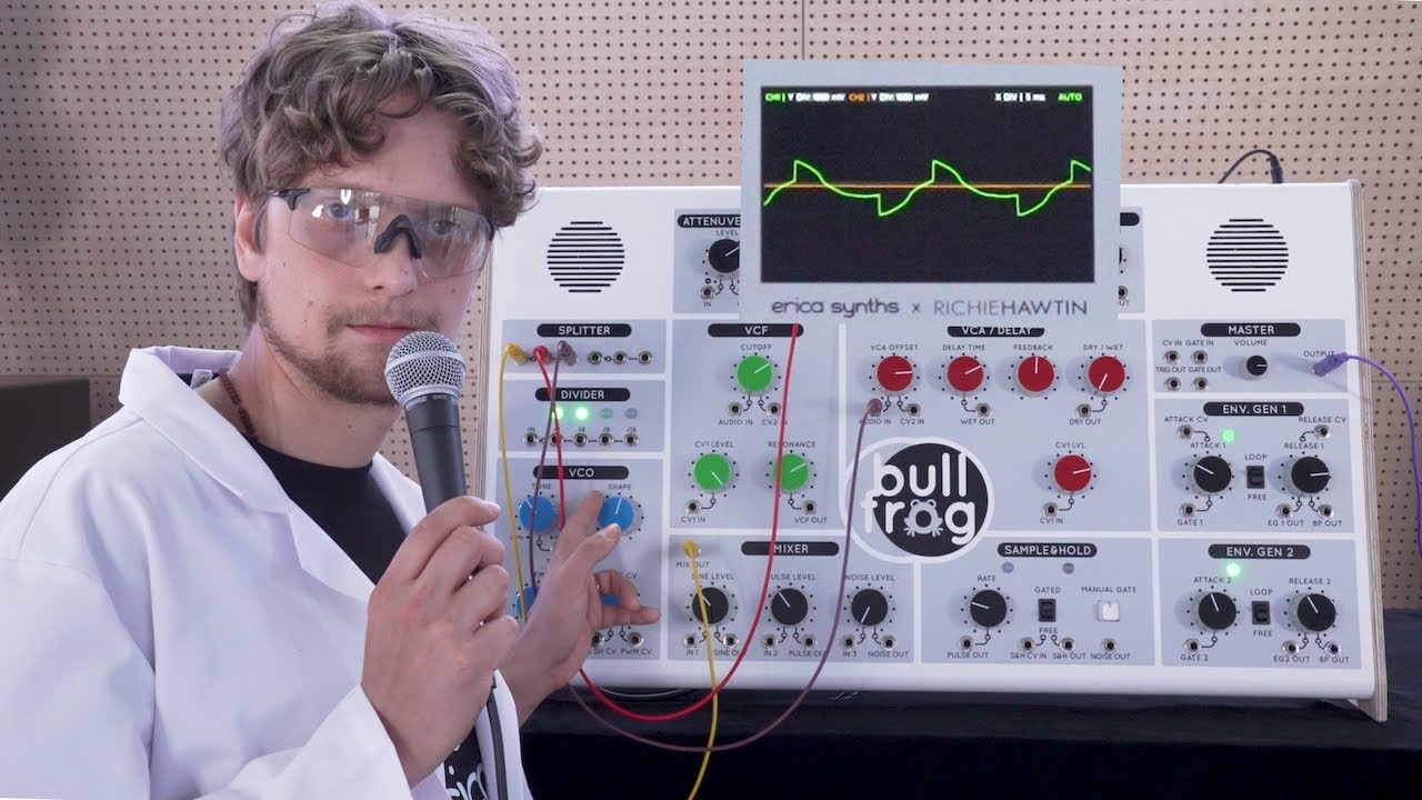Erica Synths x Richie Hawtin Bullfrog XL introduction