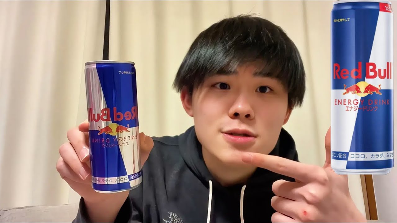 レッドブル飲んで翼は生えるのか？検証してみた！