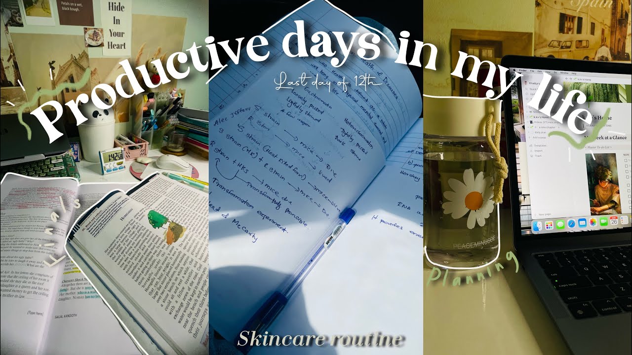 Study vlog 🌷| last day of 12th grade | exam  vlog