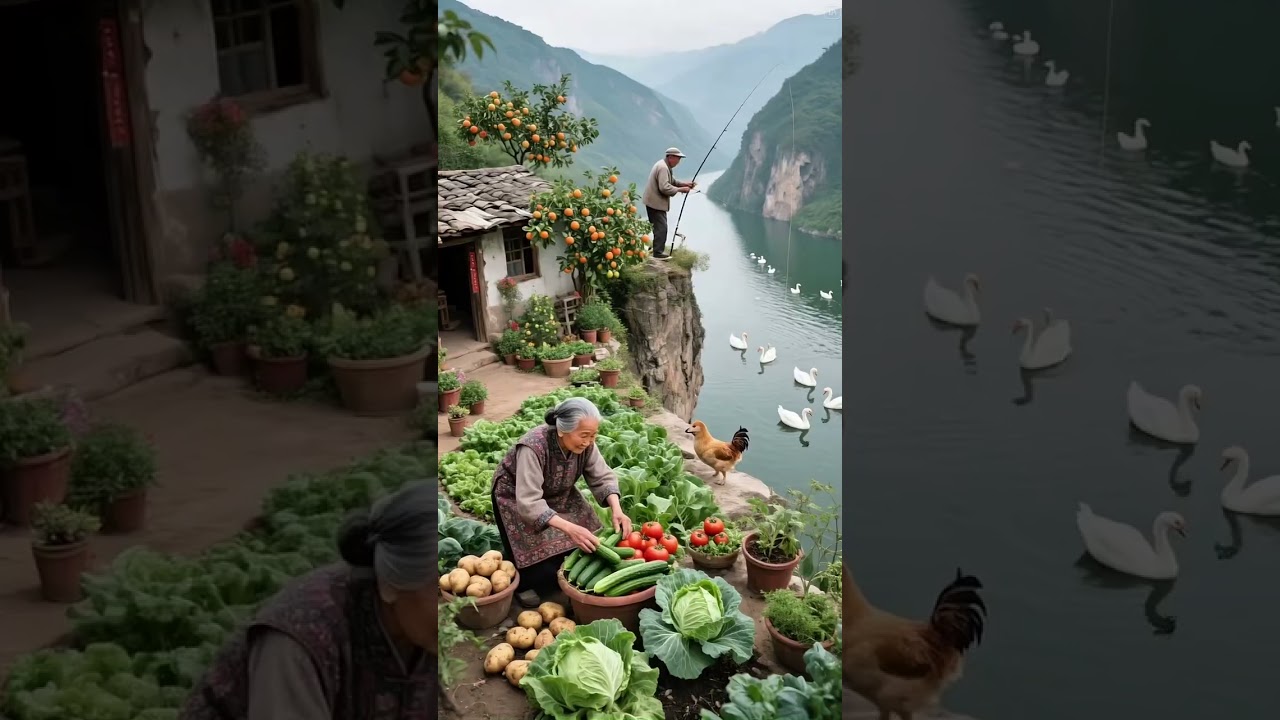 Beautiful village lifestyle of our grandparents#villagelife #lifestyle #ytshorts#shorts #trending#yt