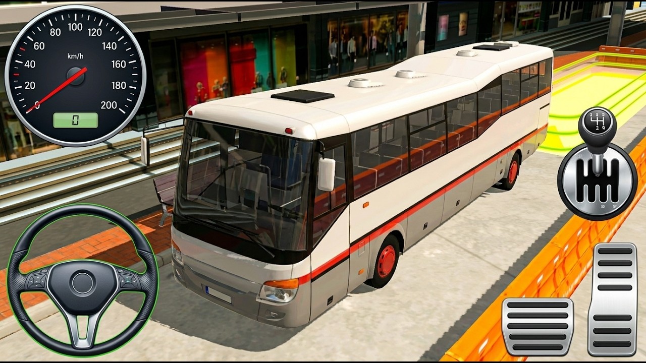 Parking a MASSIVE City Bus in the Tightest Spot! - Bus Station: Learn to Drive! Android Gameplay #01