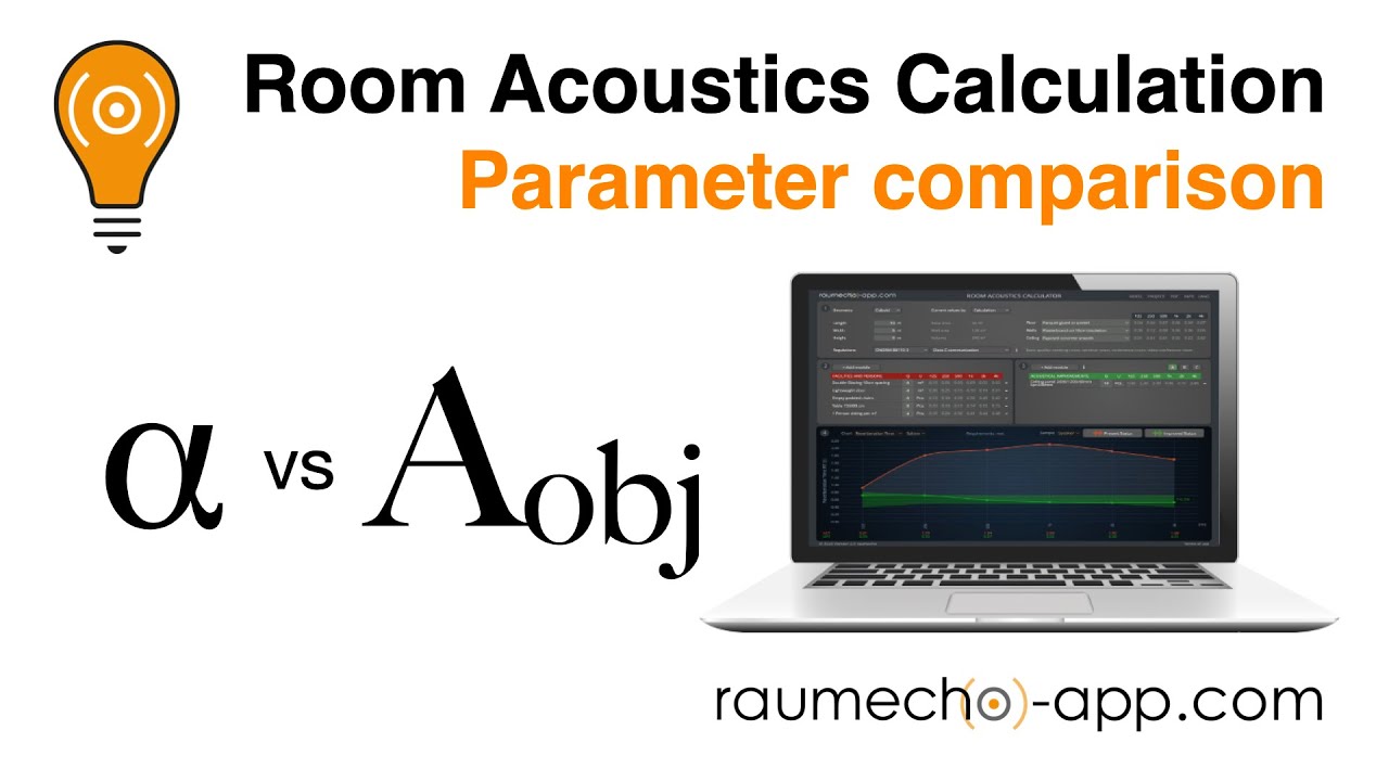 Sound Absorption Values / room acoustics calculator