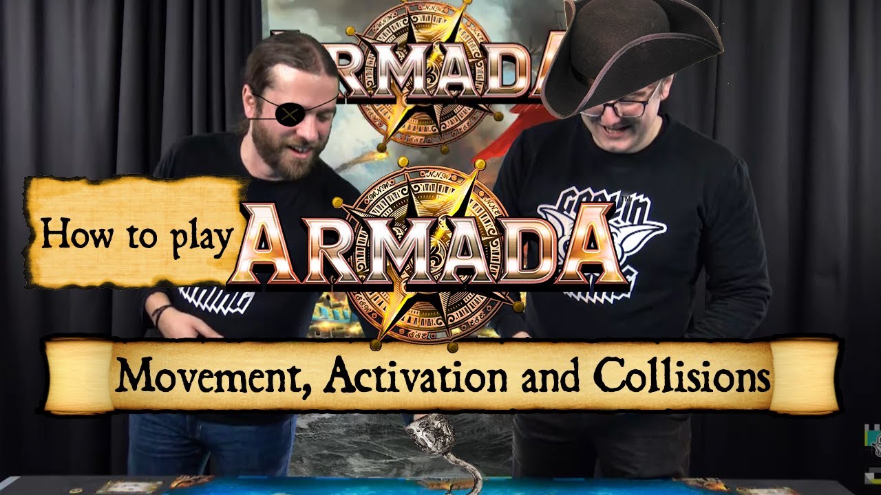 Kings of War Armada - Game mechanics! Movement, Activations and Collisions!