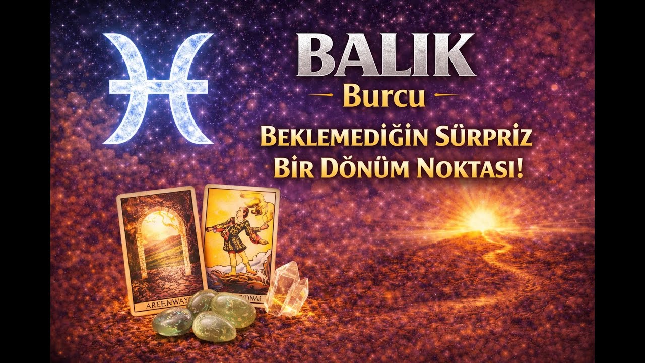 🔮 BALIK BURCU 🍀 “BEKLEMEDİĞİN SÜRPRİZ BİR DÖNÜM NOKTASI!”💕