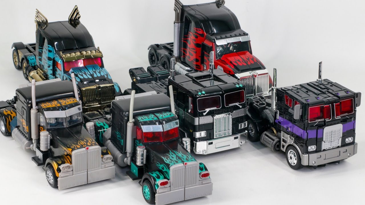 Transformers Black Nemesis Prime Black Night Optimus Prime Black Convoy Truck Vehicle Robot Car Toys