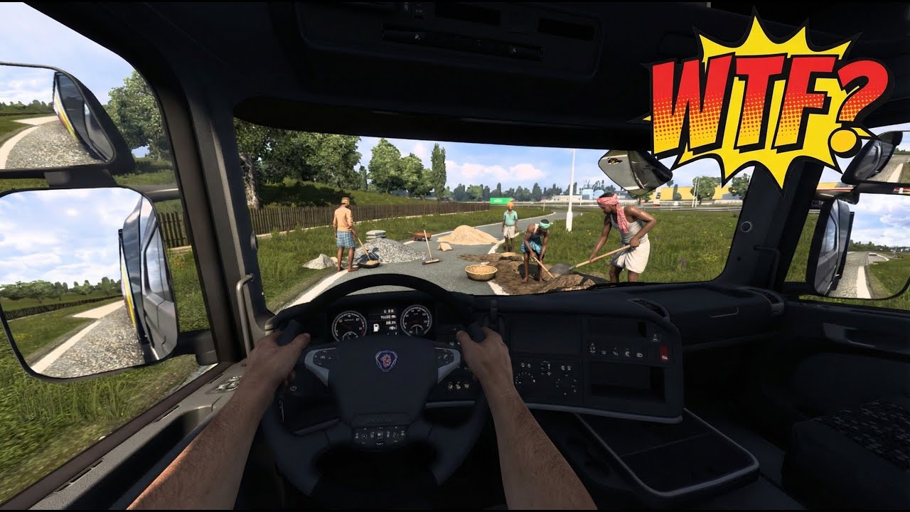 WAIT, WHAT?!  Indian Road Work in Europe? | Euro Truck Simulator 2 Funny Moments | Truck Boss Gaming
