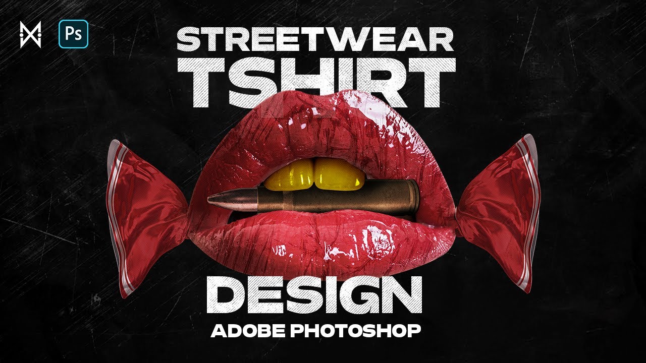 Дизайн футболки в уличной одежде в Photoshop (БЕСПЛАТНАЯ ЗАГРУЗКА АКТИВА)