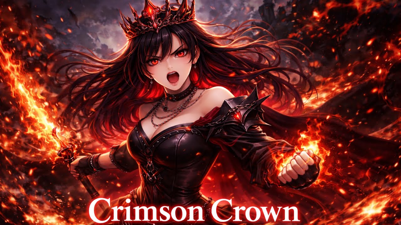 Crimson Crown – Rise From The Fire | ダークポップ女性ボーカル(オリジナル曲)