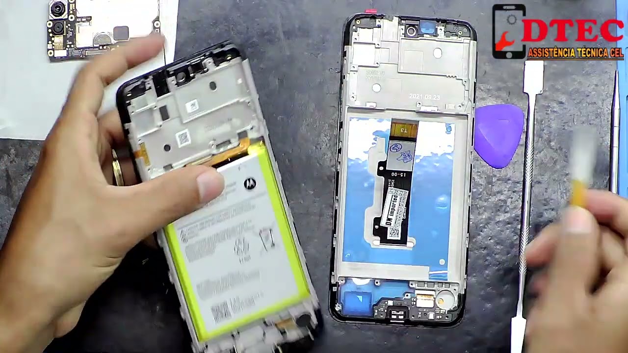 COMO TROCAR TELA MOTO E40 COM ARO - PASSO A PASSO