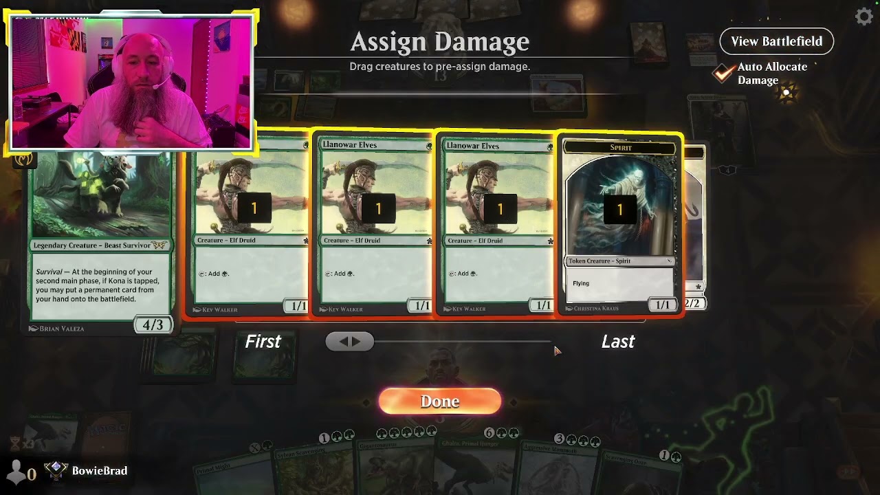 MTG Alchemy Green vs. BWG
