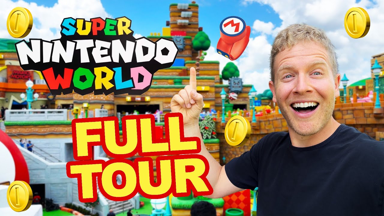SUPER NINTENDO WORLD ORLANDO – Complete Tour & What You Need to Know!