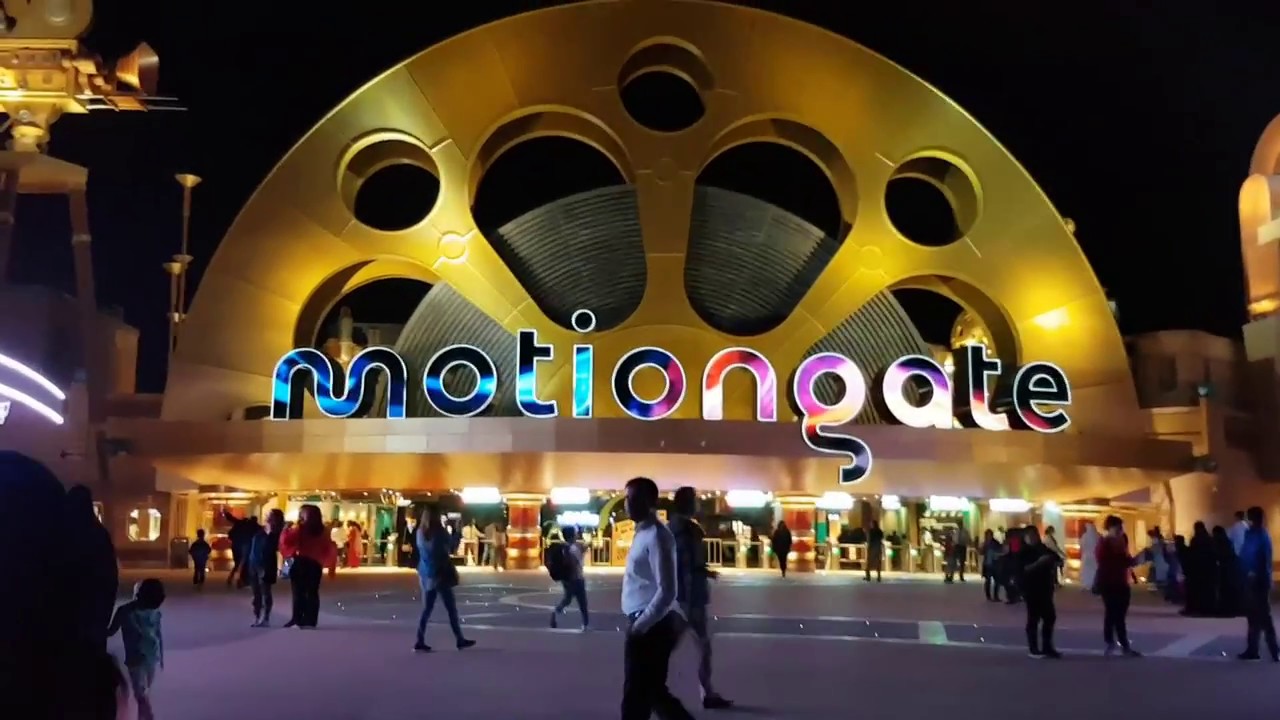 Motiongate Dubai - with Blast-Off Ride Reaction