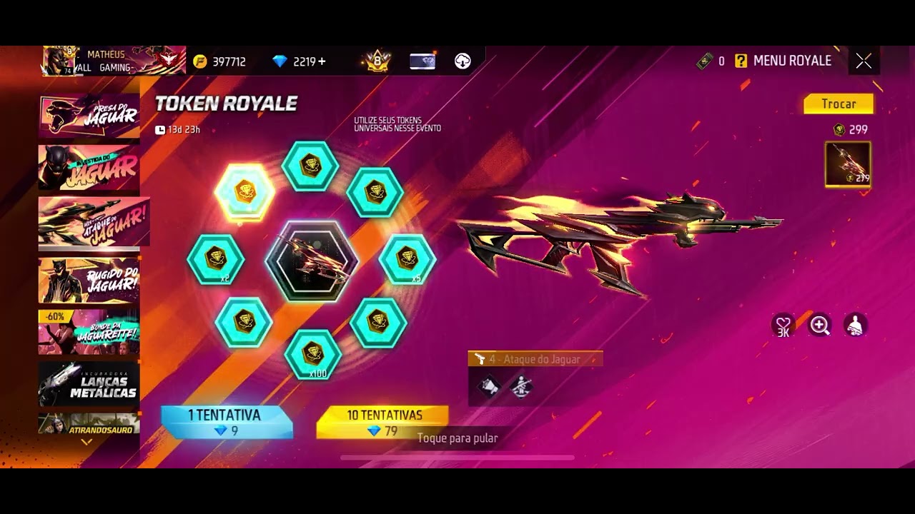 PEGANDO O NOVO TOKEN ROYALE