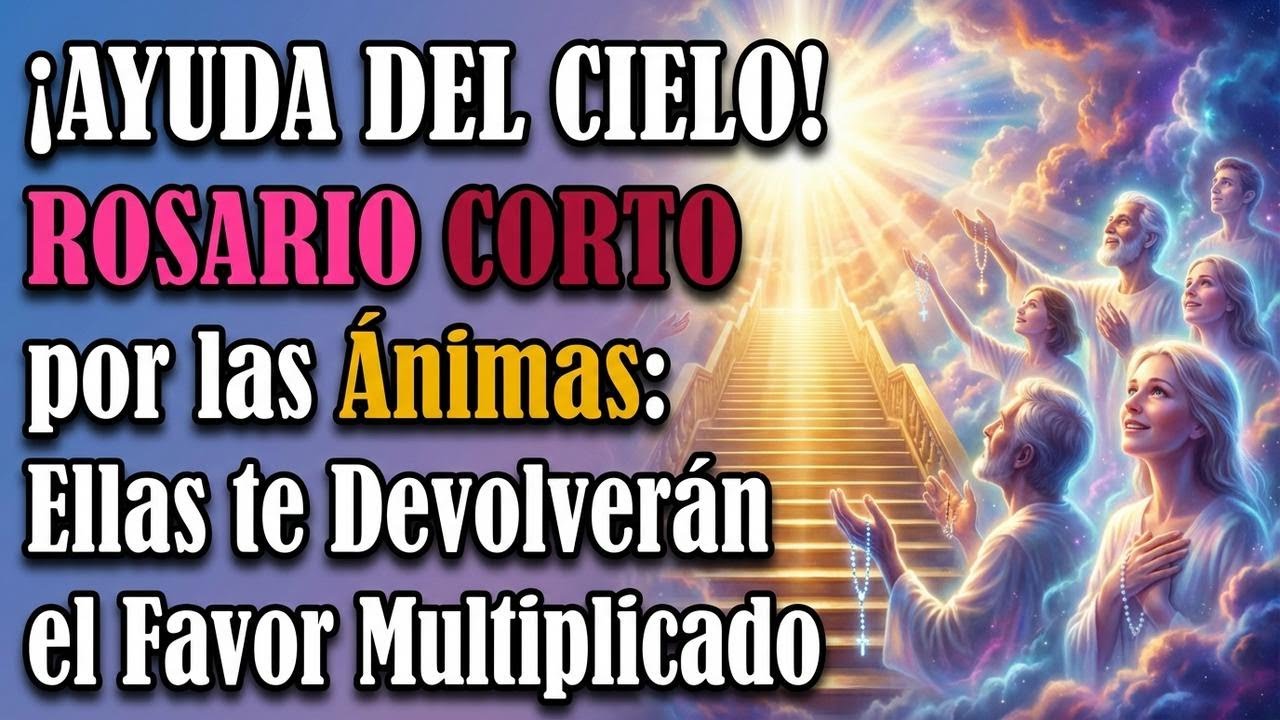 ¡AYUDA DEL CIELO! ROSARIO CORTO por las Ánimas: Ellas te Devolverán el Favor Multiplicado