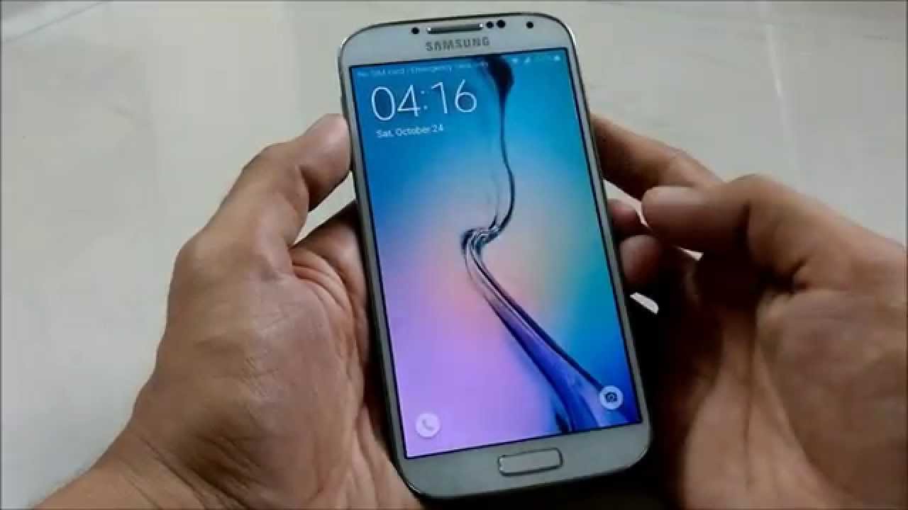 How to convert Samsung Galaxy S4 into Galaxy S6