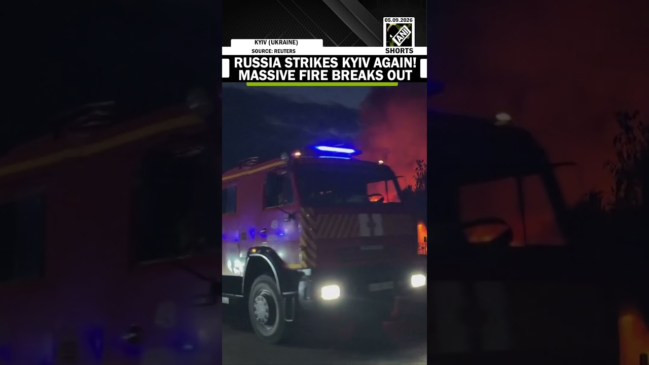 Russia-Ukraine War: Warehouse erupts in flames after Putin&rsquo;s drone attack near Kyiv