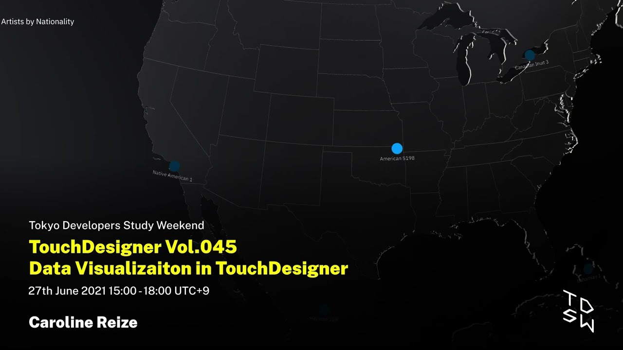 2/3 TouchDesigner Vol.045 Data Visualization in TouchDesigner