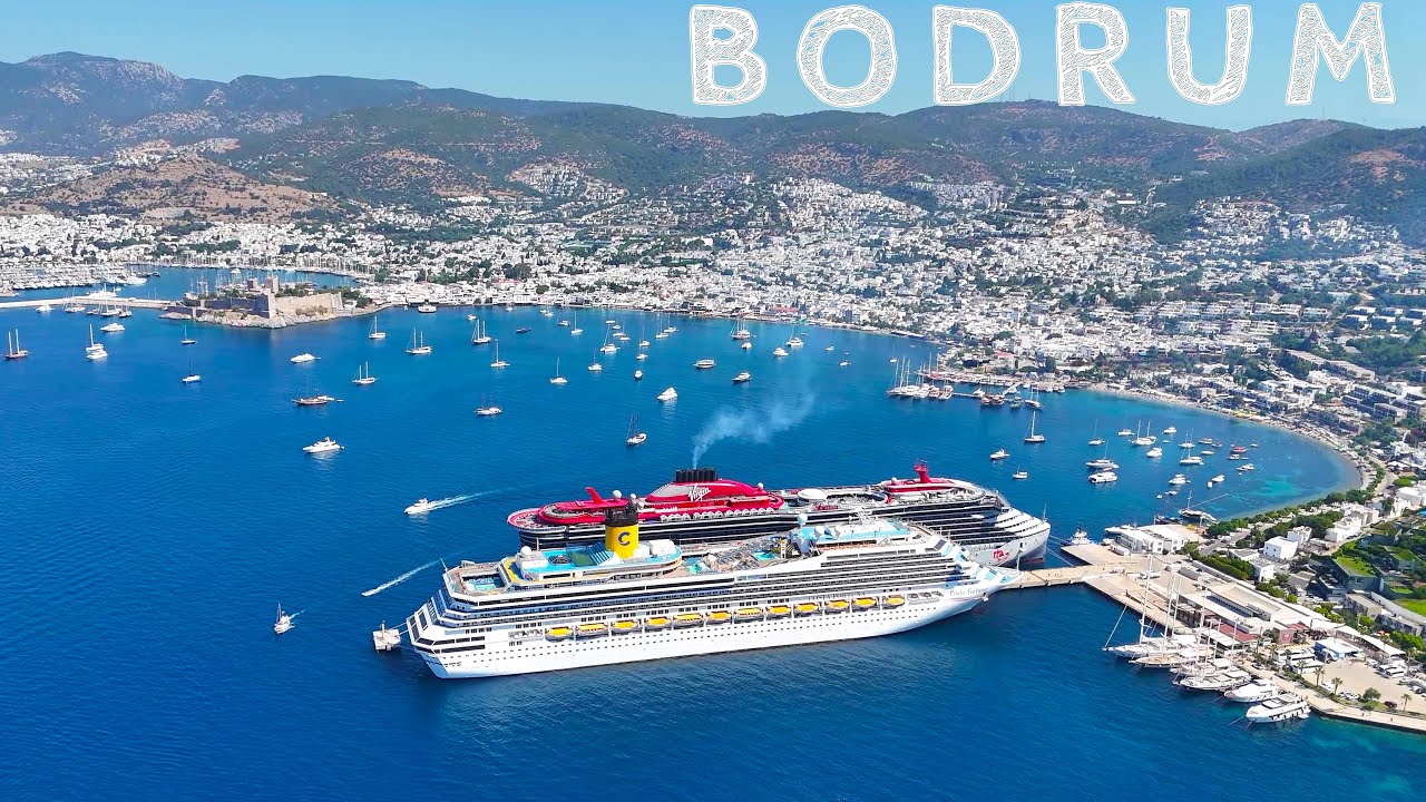 BODRUM GEZİLECEK YERLER MARİNA - HALİKARNAS - KALE - KUMBURNU