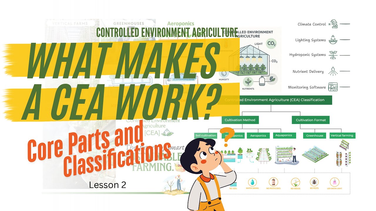 lesson 2: Core Components and Classifications of Controlled Environment Agriculture (CEA)