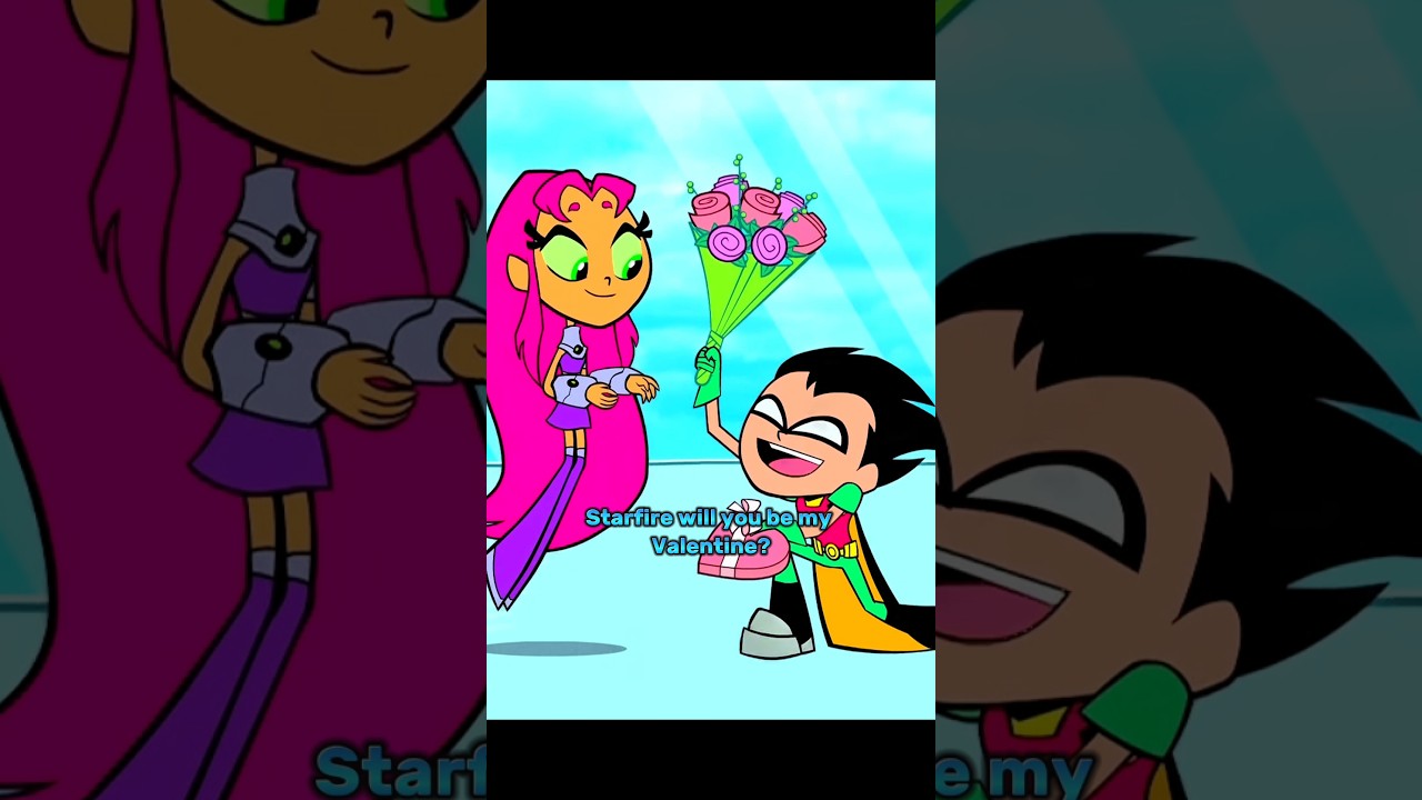 Valentine's Day with Titans | #shorts #dc #robin