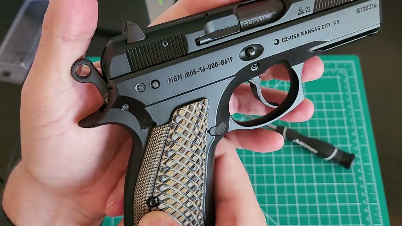 Новые рукоятки G10 для CZ75 P-01
