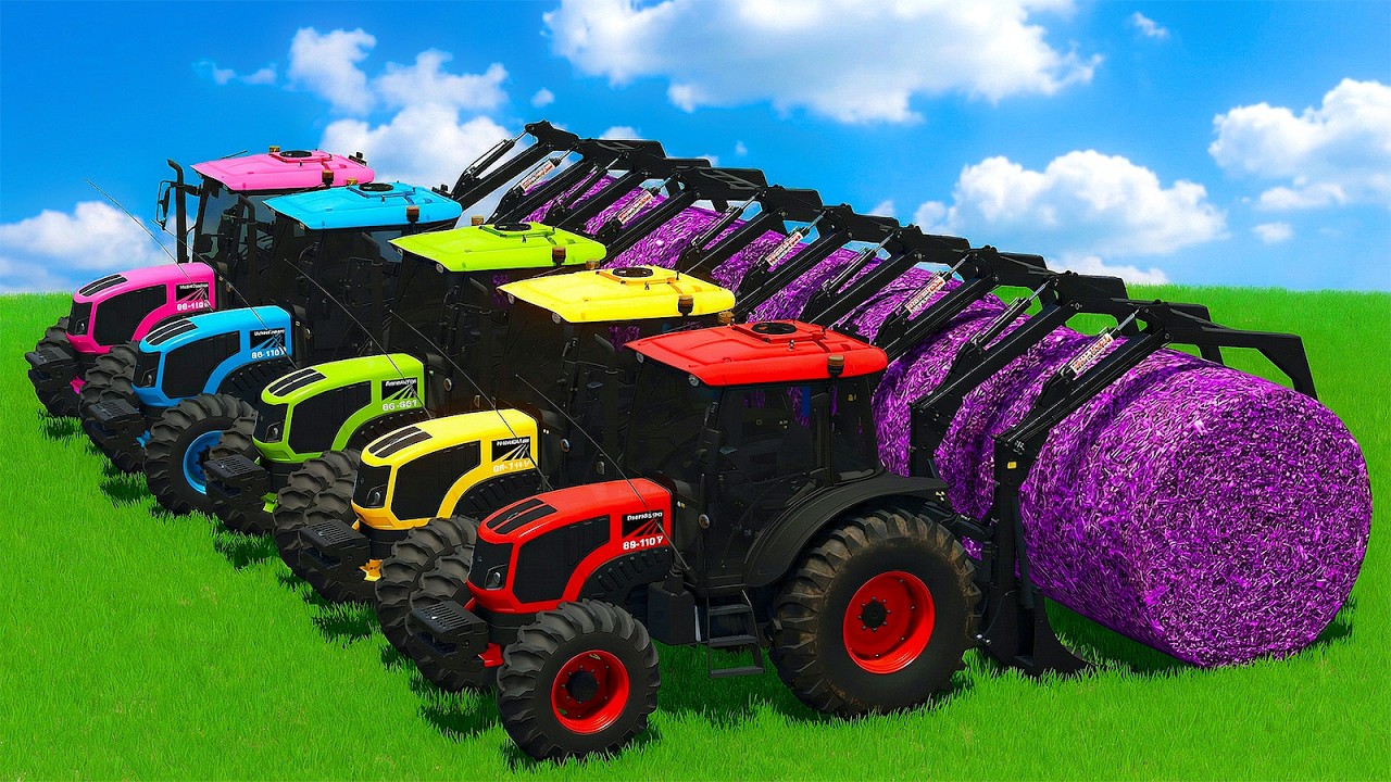 HARVEST, LOAD AND TRANSPORT LAVENDER WITH MAHINDRA TRACTORS - Farming Simulator 25 🪻