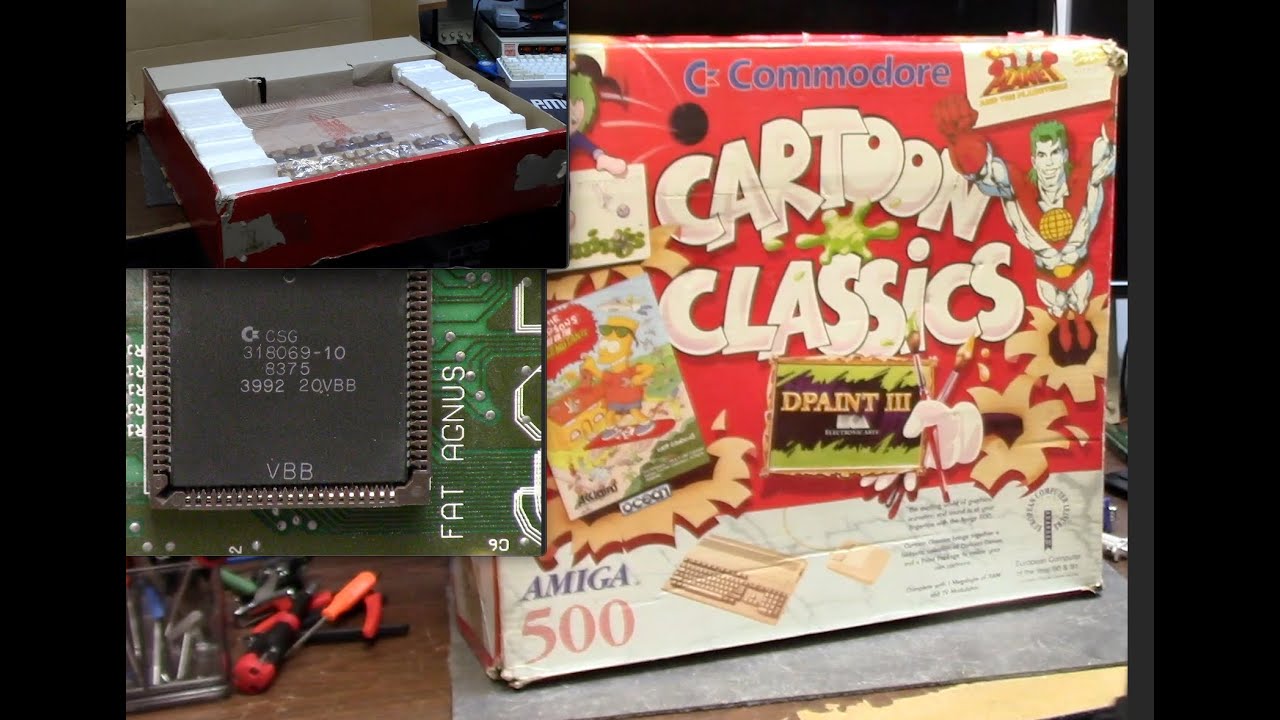 Amiga 500 plus 2mb and the differences between it and a regular 500