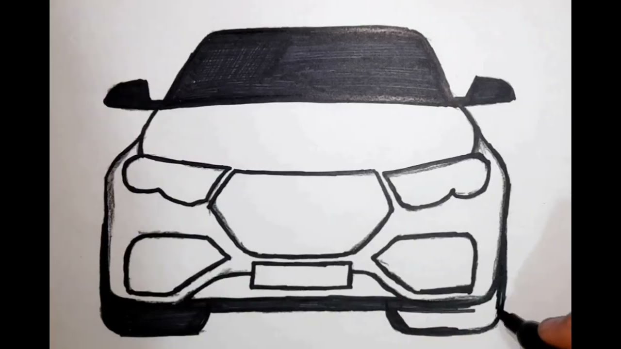 “How to Draw Mercedes Benz Step by Step (Realistic)”