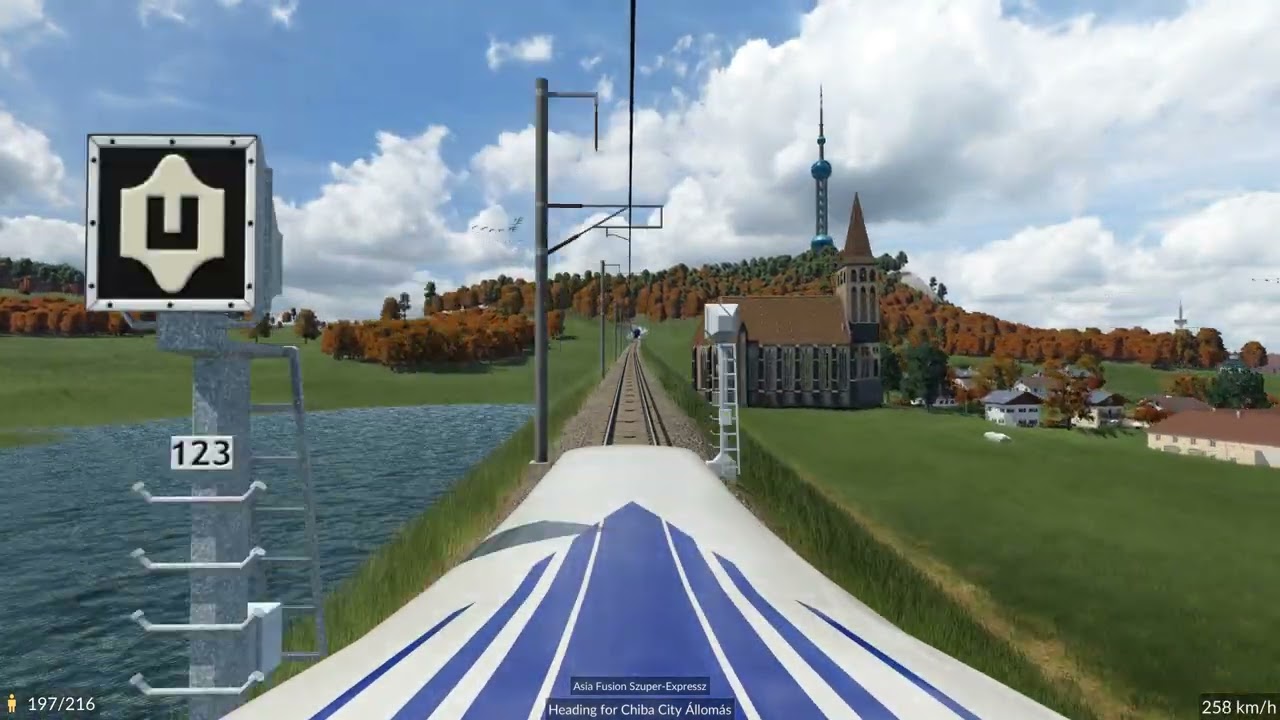 Transport Fever 2 - Asia Fusion Express. Part I. Cab ride.  Max speed: 420km/h.