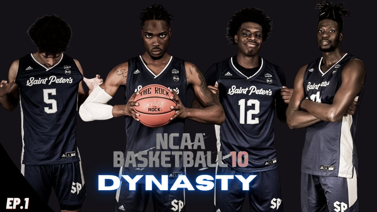 NCAA BASKETBALL 10 DYNASTY Mode | Saint Peter's Can We Win Our First Game!!!?