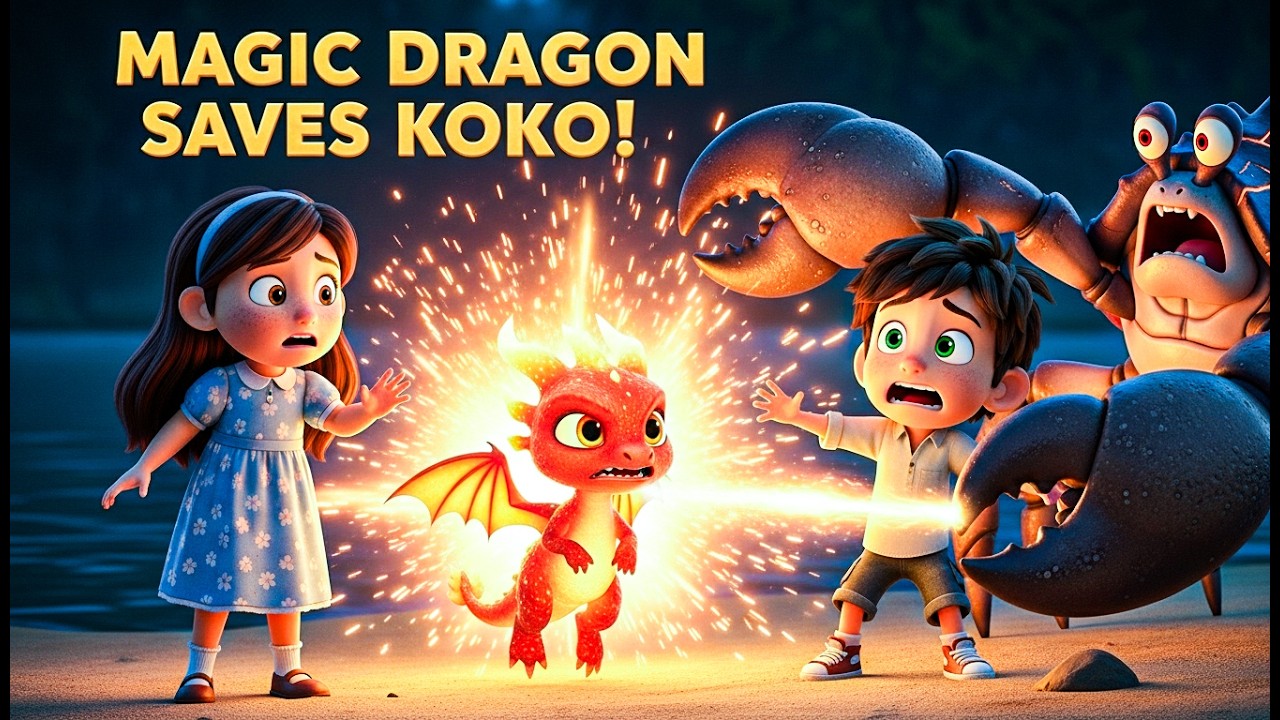 Ember Lila & KoKo’s Magical Friend 🌼🐉 Episode 4 – The Lake Crab Trick!