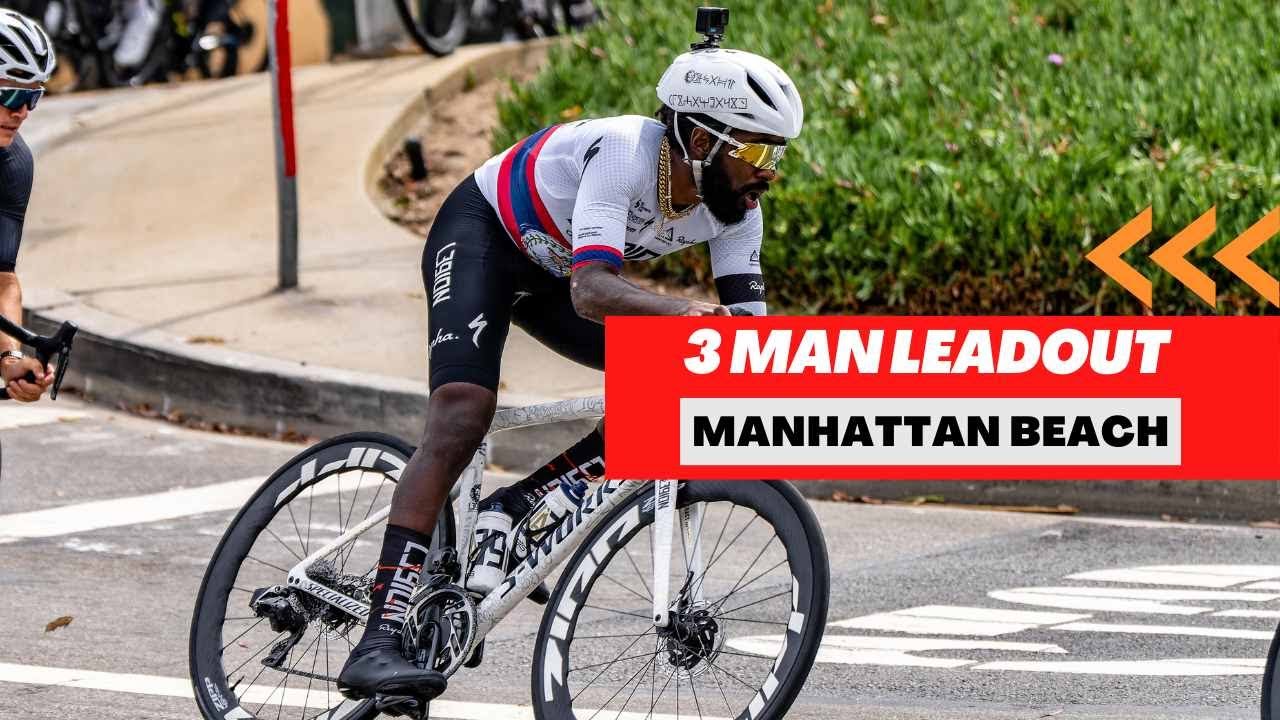 Doing a leadout with 3 teammates! | Manhattan Beach GP |