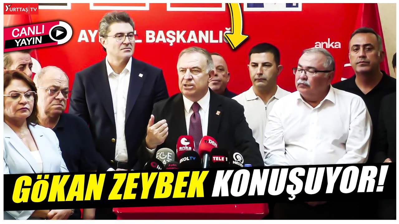 CHP Genel Başkan Yardımcıları Gökan Zeybek açıklama yapıyor! #canlıyayın