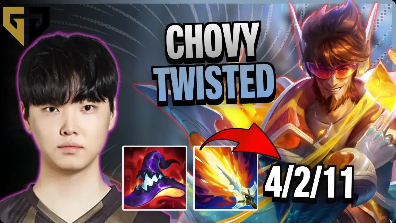 GEN Chovy MIDDLE Twisted Fate vs Ryze | 15.11