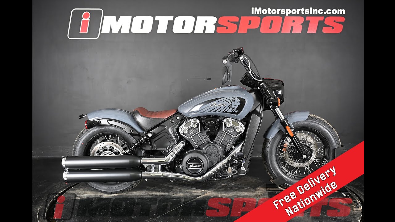2021 Indian Motorcycle® Scout® Bobber Twenty ABS Stealth Gray PI21022@ iMotorsports