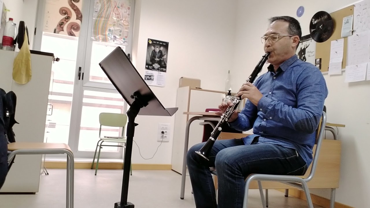 APRENDE TOCANDO EL CLARINETE. UNIDAD 12. Ejercicios 1, 2, 3.