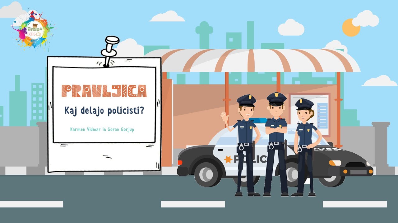 Timmy KIDS TV. Pravljica - RADOVEDNI SMRČKI - Kaj delajo policisti?
